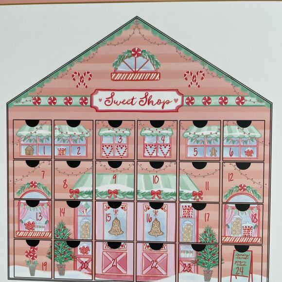 Cupcakes & Cashmere Christmas Advent Calendar 24 Countdown Drawers Refillable - Picture 13 of 13